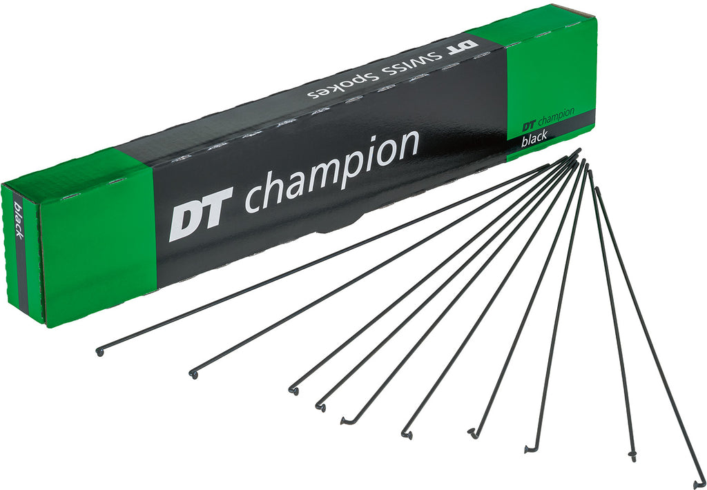DT Swiss Champion 14g Black Spokes