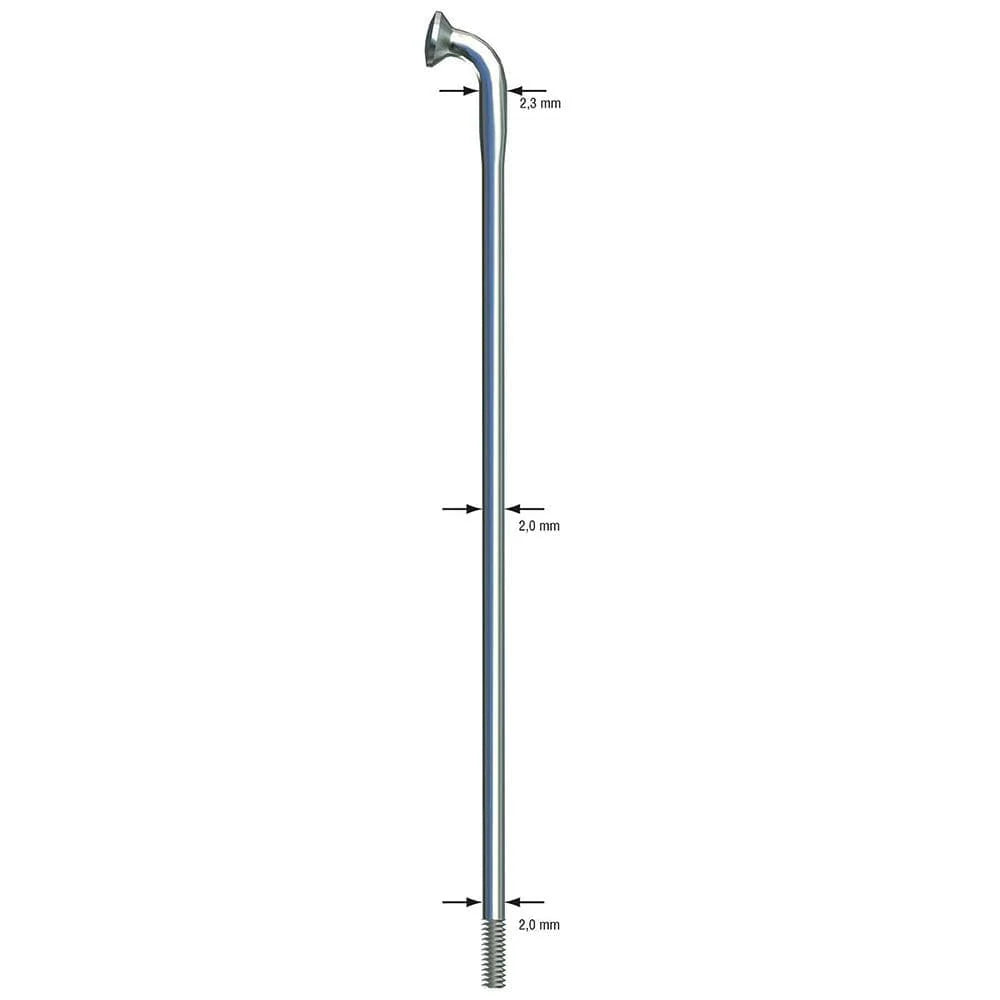 Sapim Strong Single Butted 13/14g Silver 210-270mm