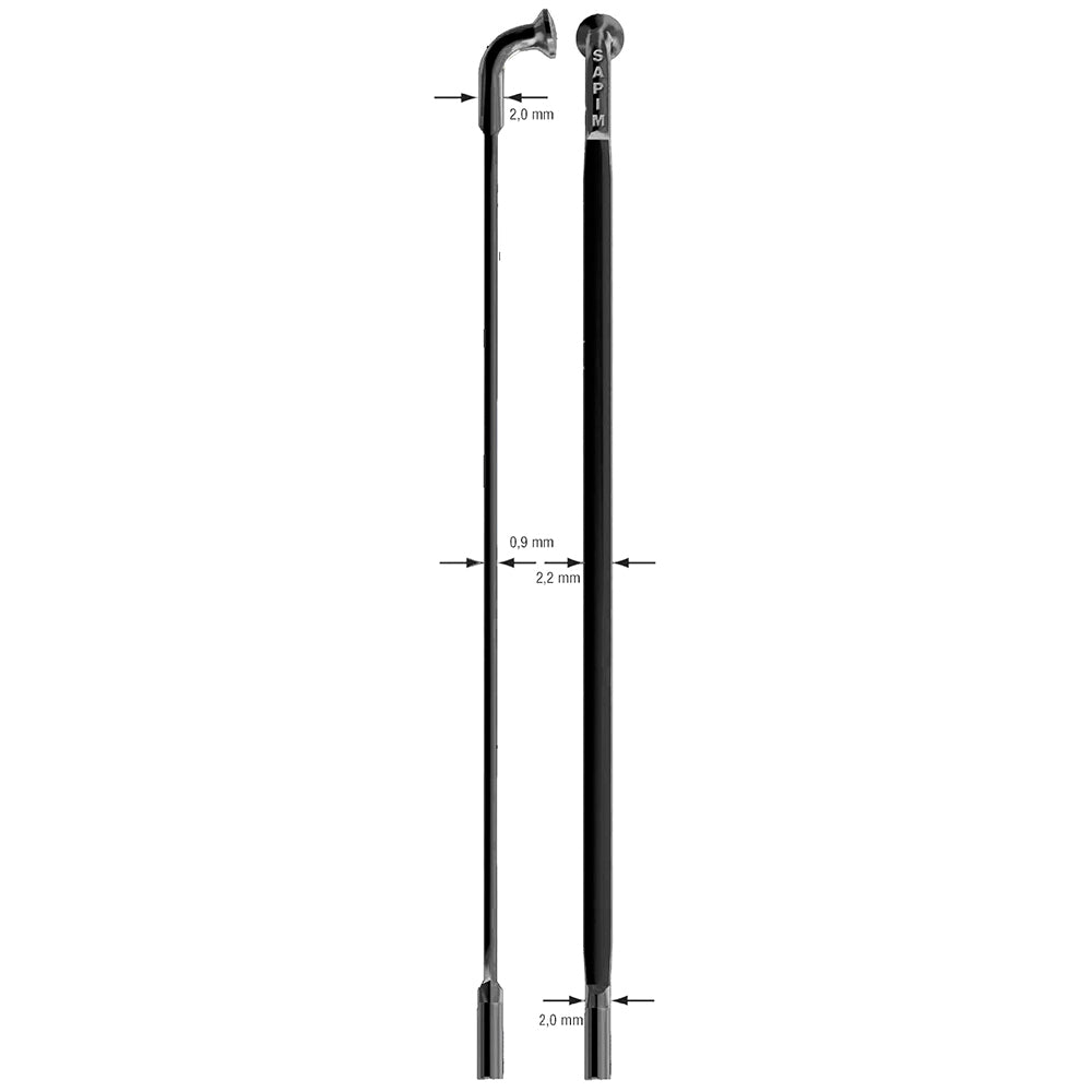 Sapim CX-Ray Aero Black 270-310mm