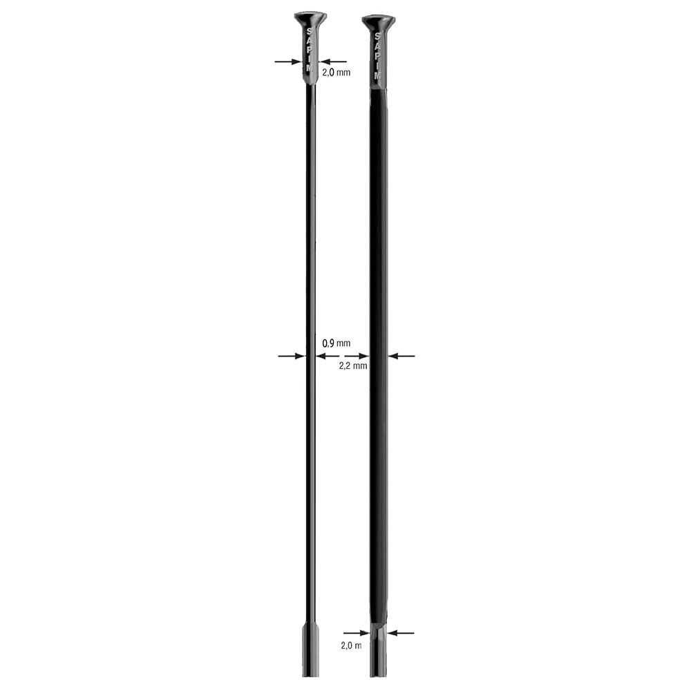 Sapim CX-Ray Aero Black Straight Pull 240-270mm